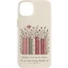 Bookish Reader | Vintage Aesthetic Book Custodia per iPhone 14 Plus Amante dei libri che leggono libri floreali Bibliofilo Biblioteca