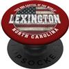 North Carolina born and pride Lexington North Carolina, Vintage bandiera americana PopSockets PopGrip Adesivo