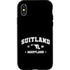 US States United States USA Country Amer Custodia per iPhone X/XS Maryland Suitland 1788 Stati Uniti d'America