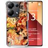 Cokitec Cover rinforzata per Xiaomi Redmi Note 13 Pro 4G Manga One Piece Nakama