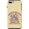 Bookish Reader | Vintage Aesthetic Book Custodia per iPhone 7 Plus/8 Plus Amante dei libri Lettura Bibliofilo Bookworm Floreale Retro