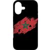 North African Heritage & Patriot Apparel Custodia per iPhone 17 Bandiera del Marocco Distressed Grunge Grafica