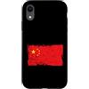 China Asia country Beijing Shanghai Chin Custodia per iPhone XR Bandiera della Cina in look usato
