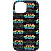 Star Wars Gradiente Arcobaleno Nero Custodia per iPhone 15