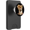 Big Ears Teacher Reader Bow Graphics Sma Carino Chihuahua Lettura Cane Libro Amante Animale Grafica Bambino PopSockets PopWallet per MagSafe