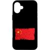 China Asia country Beijing Shanghai Chin Custodia per iPhone 16 Plus Bandiera della Cina in look usato