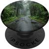 Road Scene Studio Strada costiera tropicale palme Ocean Scenic Route PopSockets PopGrip Adesivo