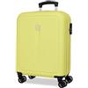 ROLL ROAD Valigia da cabina Cambogia gialla, 40 x 55 x 20 cm, rigida, 2,9 kg, serratura a combinazione, in ABS, 2,9 kg, 37 l, bagaglio a mano, albero di limone, taglia unica, valigia da cabina, Albero