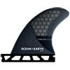 Ocean and Earth Q2 Quad Rear Fins Black