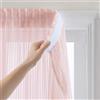 Jilron Tende a Rullo, semitrasparenti con strisce verticali, oscuranti e filtranti la luce - montaggio rapido senza bisogno di fori, ideale per inquilini e camper (Rosa - H105 x L69 cm) Confezione da