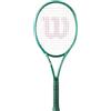 Wilson Blade 100 V10 - Racchetta da tennis ad alte prestazioni, per adulti, misura impugnatura 3-4 3/8 (9,5 cm), incordata con Sensation 16 Natural a tensione media