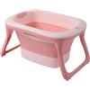 Aziamor Vaschetta per Neonato Pieghevole Splash&Go ROSA