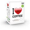 I ♥ COFFEE 300 CIALDE filtrocarta ese 44 mm I LOVE COFFEE MISCELA ROSSA