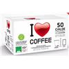 I ♥ COFFEE 200 CIALDE filtrocarta ese 44 mm + kit accesssori I LOVE COFFEE MISCELA ROSSA