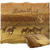 LOGOVISION Giallostone Dutton Ranch Ride Coperta super morbida al tatto setoso - 152 x 127 cm