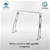 Nautica Gioele ROLL BAR DOPPIO TUBO ABBATTIBILE IN ACCIAIO INOX 316 LUCIDATO Ø 40 MM PER BARCA