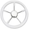 Savoretti Armando VOLANTE TIMONE Ø35 CM A 5 RAZZE INOX E POLIURETANO BARCA VARI COLORI - T9