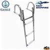 Trem Scaletta telescopica Inox 3 Gradini con corrimano per Barca Gommone plancette