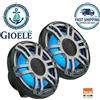 Hertz HMX 6.5-S-LD-G Coppia Altoparlanti Coassiali Marine LED Griglia Sport Grey