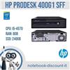 HP ProDesk 400g1 SFF Computer Cpu i5-4570 Ram 8b DDR3 SSD 240gb Win11 Pro