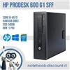 HP Computer HP ProDesk 600 G1 SFF CPU Core i5-4570 SSD 240gb Ram 8gb Win11 GRADO B