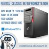 Fujitsu CELSIUS M740 Xeon E5-1620 V4 Ram 16Gb SSD 480gb GeForce G505 W11P