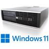 HP INTEL i5 PC WINDOWS 11 FISSO DESKTOP HP COMPAQ COMPUTER RICONDIZIONATO @3.20GHZ!
