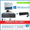 DELL POSTAZIONE WINDOWS 10 PRONTO USO PC COMPUTER FISSO DESKTOP COMPLETA 4GB RAM !