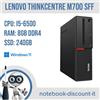 Lenovo ThinkCentre M700 SFF PC Cpu i5-6500 RAM 8gb DDR4 SSD 240Gb Win11P GRADO B