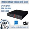 Lenovo Mini PC Lenovo ThinkCentre M700 Cpu i5-6400T Ram 8gb DDR4 SSD 240gb W11P Wi-Fi