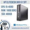 HP PC DESKTOP HP EliteDesk 800 G1 SFF Cpu i5-4590 Ram 16gb DDR3 SSD 480gb GRADO A-
