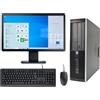 HP Postazione completa i7 COMPUTER MONITOR WI-FI TASTIERA E MOUSE 8GB RAM 240GB SSD