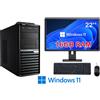 Acer Postazione completa i7 COMPUTER MONITOR 22' WI-FI 16GB RAM 240GB SSD WINDOWS 11
