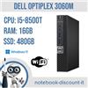 Dell Mini PC DELL Optiplex 3060M Cpu Intel i5-8500T Ram 16gb SSD 480gb Win11Pro Wi-Fi