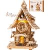 Does not apply Puzzle 3D in Legno Orologio a Cucù, Modellini Da Costruire per Adulti, Puzzle 3D