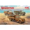 ICM DS3507 Wehrmacht 3t Trucks (V3000S, KHD S3000, L3000S) 1:35 modellismo