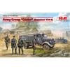 icm Army Group Center Summer 1941 Kfz.1, Typ L3000S, German Infantry (4 figures), Ge