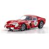 KYOSHO ORIGINALE scala 1/18 Ferrari 250GTO 1963 Daytona 3H #18 (Rosso) KS0843...