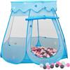 vidaXL Tenda da Gioco per Bambini Blu con 250 Palline 102x102x82 cm