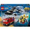 Lego 60462 City - Elicottero, Autopompa e Sottomarino