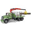 Bruder BRD02824 Trasporto Tronchi con Gru MACK Granite