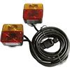 Carpoint Set di luci Posteriori 12V con Montaggio Magnetico
