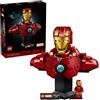 LEGO Marvel 76286 Iron Man MK4 Helmet Bust Figure nuovo
