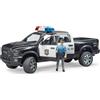 Bruder BRD02505 RAM 2500 Polizia con poliziotto