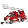 Bruder BRD02673 MB Sprinter autopompa Pompieri con luci e suono