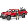 Bruder BRD02502 RAM 2500 Power Wagon con Ducati Scrambler Desert Sled