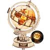 Does not apply Globo Luminoso, Puzzle 3D Legno Rompicapo,Modellismo Da Costruire Adulti (ST003)