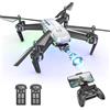 DRONE QUADRICOTTERO PIEGHEVOLE CON TELECAMERA HD TELECOMANDO O SMARTPHONE WIFI