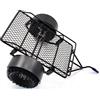 Yeah Racing Carrello 2 ruote Nero acciaio con balestre x Jeep Crawler modellismo