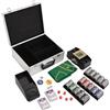 vidaXL Set di Fiches da Poker 300 pz 11,5 g